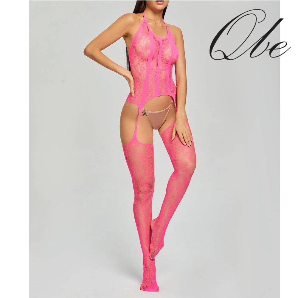 Qbe Cut-out Bodystocking Without Panty